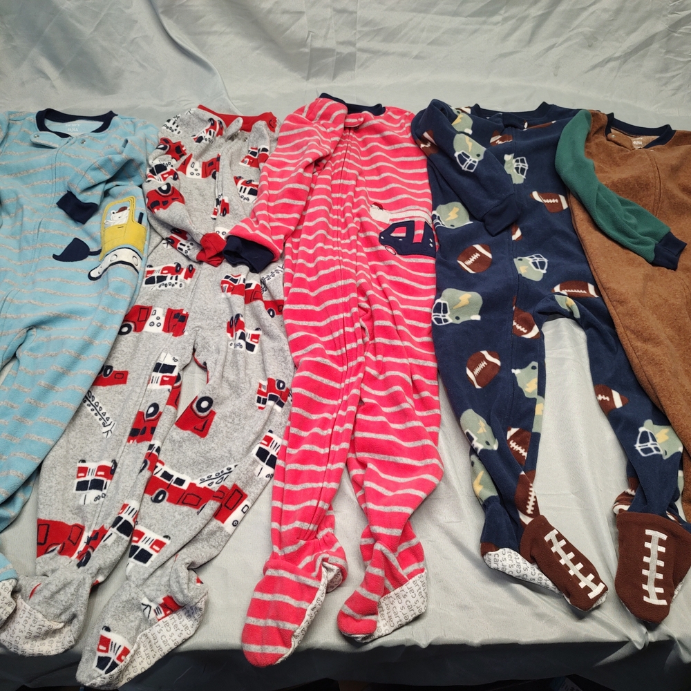 Carter's Kids Footies - Blue, Red, Pink, Brown
